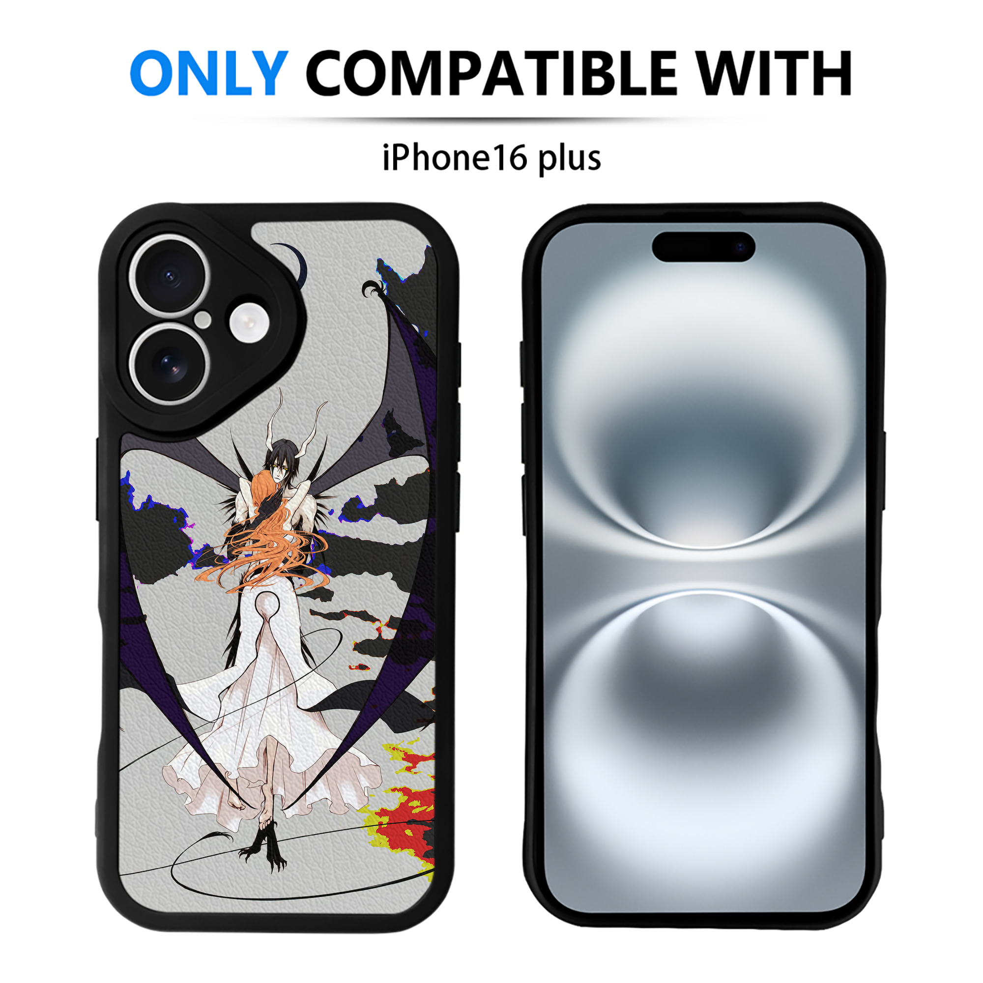 （画像用） ブリーチ BLEACH 【iPhone 16シリーズ対応】シリコンスマホケース（レザー調） 材質：シリコン